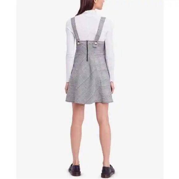 Free People Gray Plaid Mini Dress - Picture 9 of 13